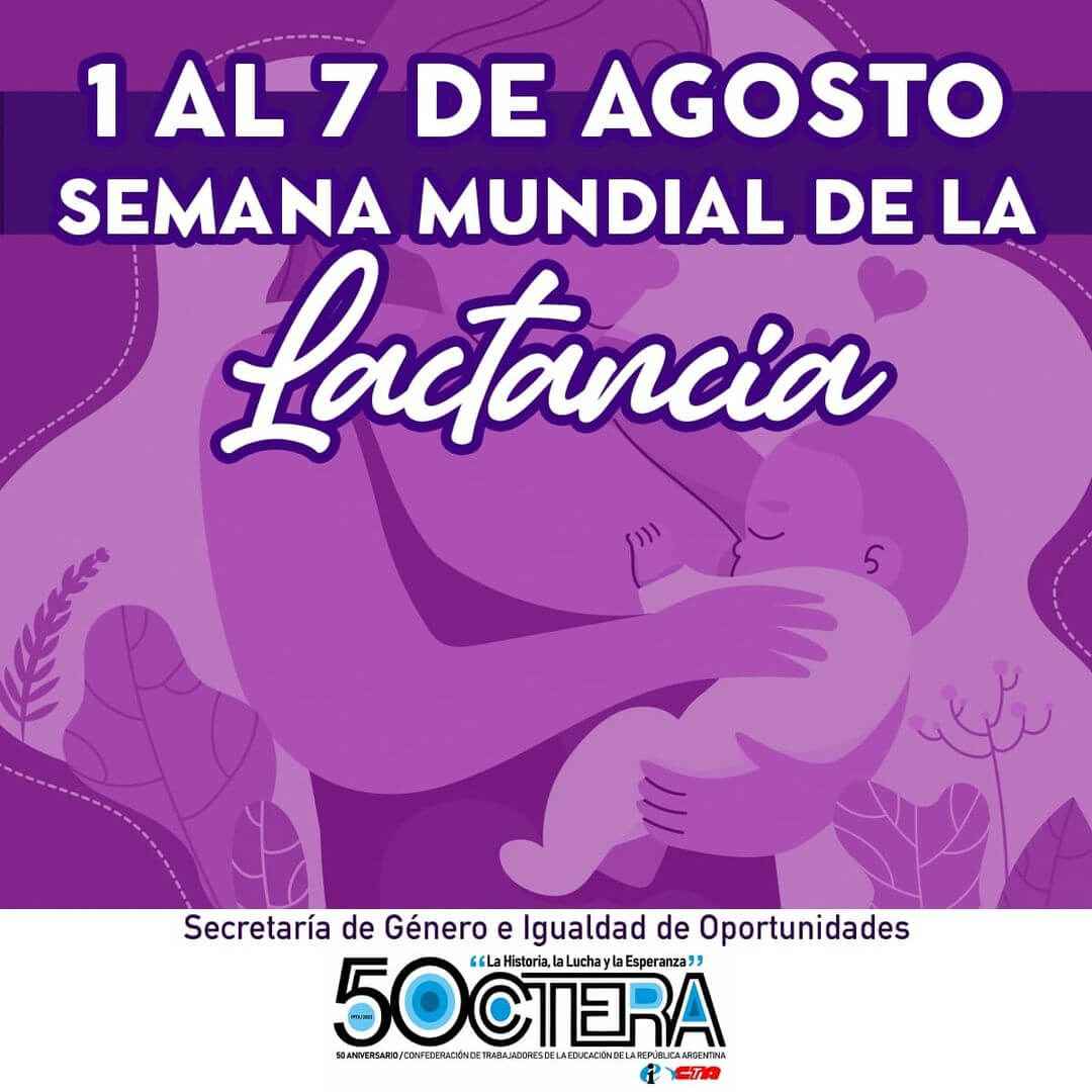 CTERA semana de la lactancia materna