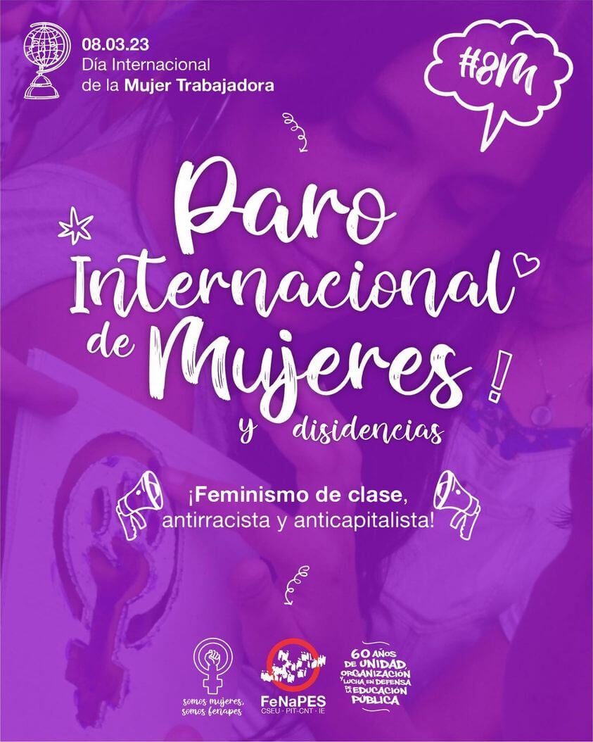 FeNaPES Paro Internacional de Mujeres